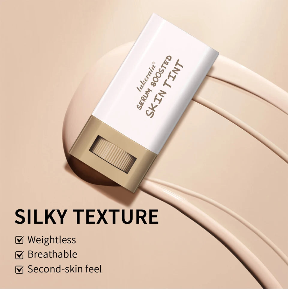 High Coverage Stick Foundation: Smooth, Plumping Bronze Tint