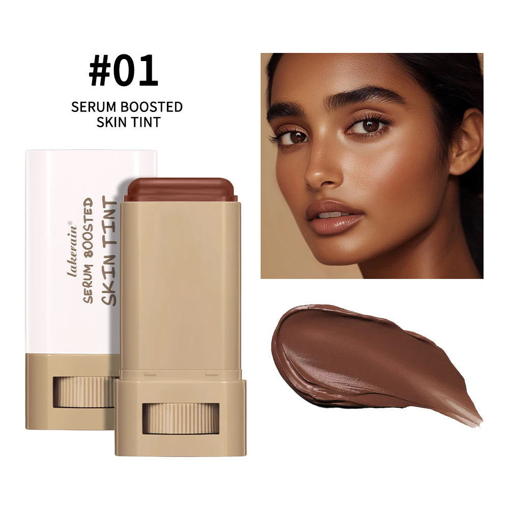 High Coverage Stick Foundation: Smooth, Plumping Bronze Tint