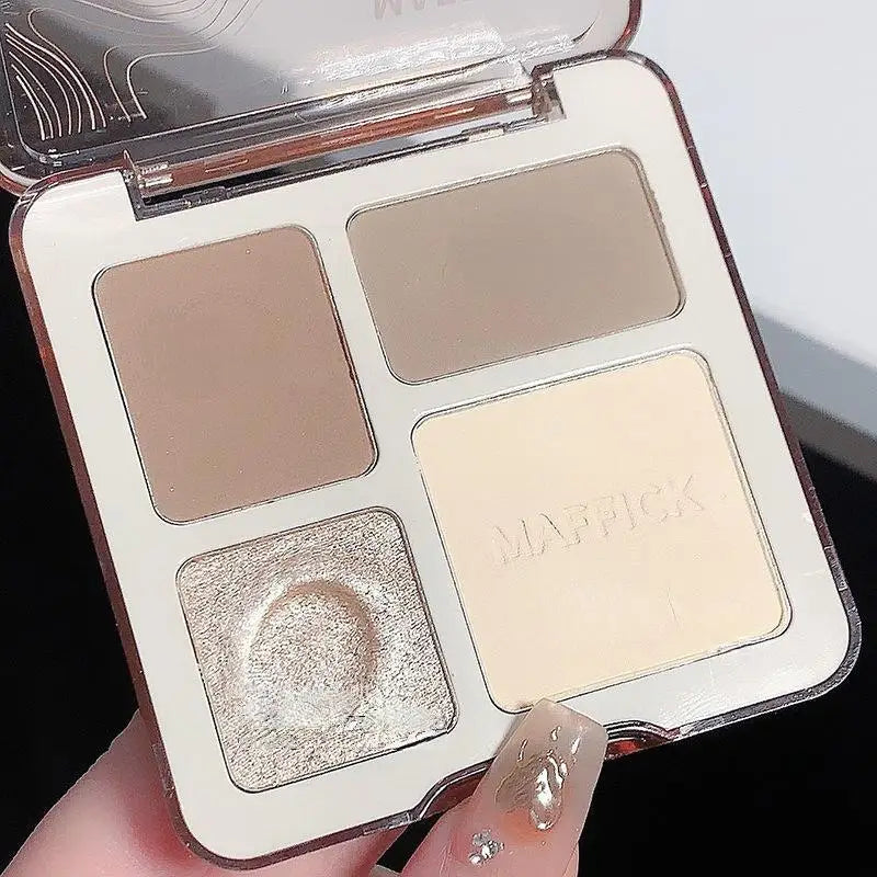Multifunctional Face Powder Palette: Contour, Bronze & Highlight