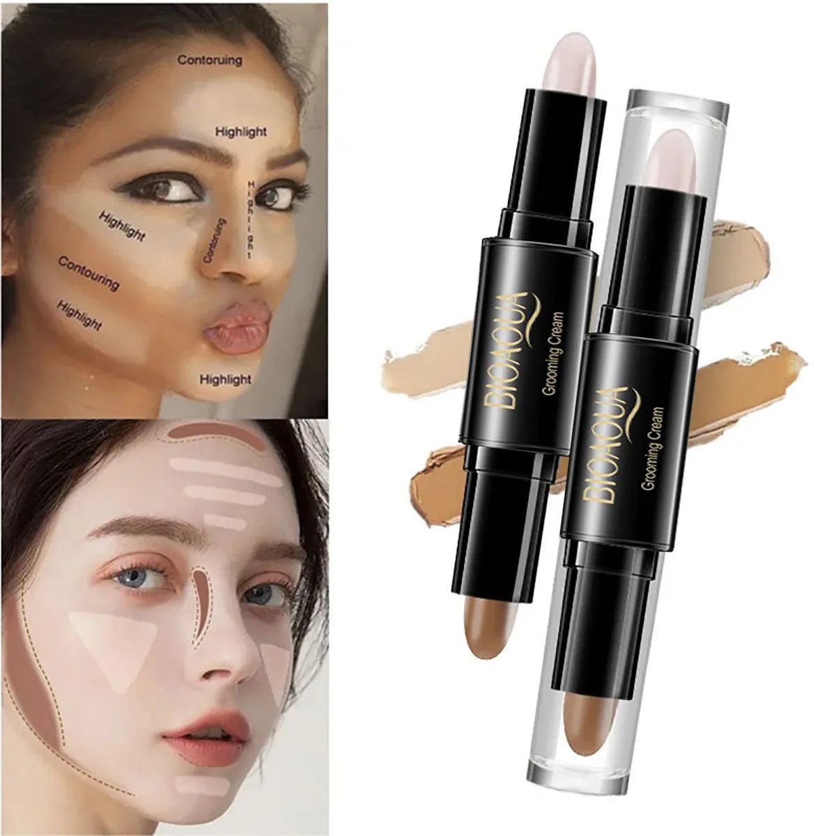 Professional Face Base: Foundation, Concealer & Contour