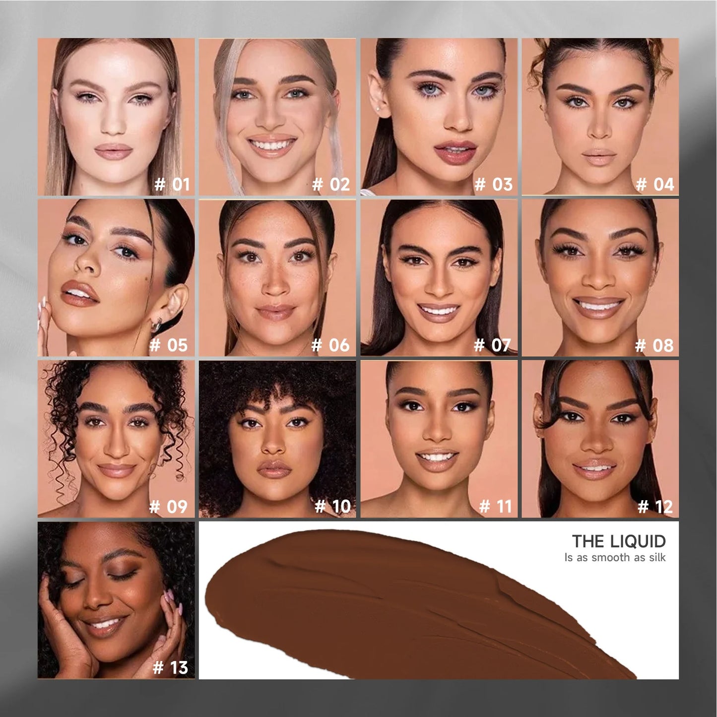 Dewy Finish Foundation: Conceals & Hydrates Dry Skin