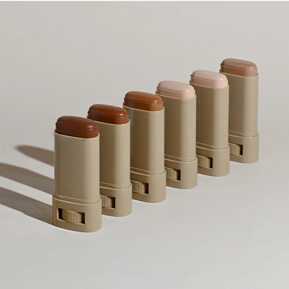 High Coverage Stick Foundation: Smooth, Plumping Bronze Tint
