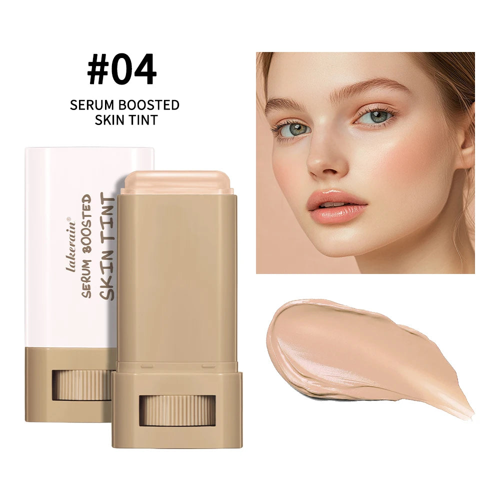 High Coverage Stick Foundation: Smooth, Plumping Bronze Tint