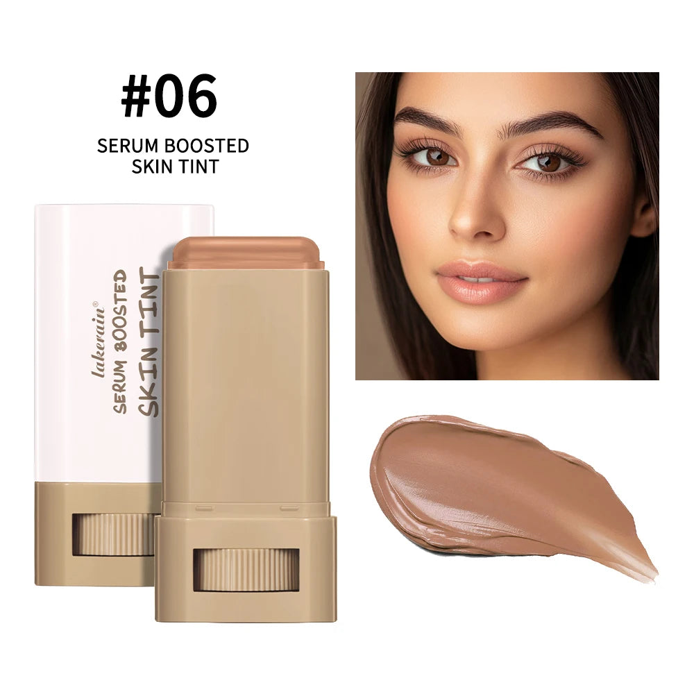 High Coverage Stick Foundation: Smooth, Plumping Bronze Tint