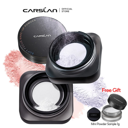 Black Magnetic Finishing Powder: Matte, Oil Control & Waterproof