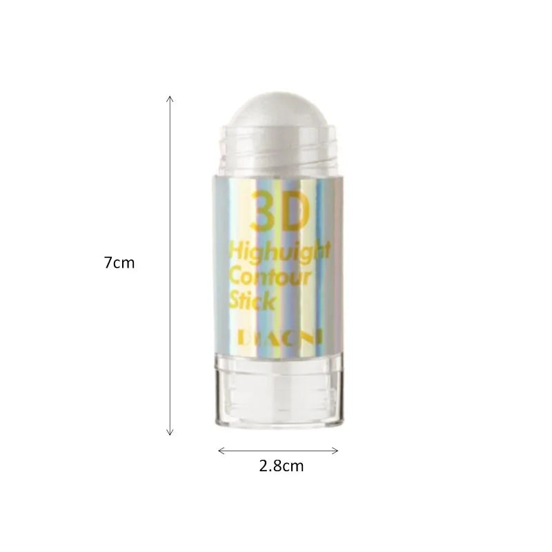 6-Color 3D Highlighter Stick: Contour, Bronze & Shimmer