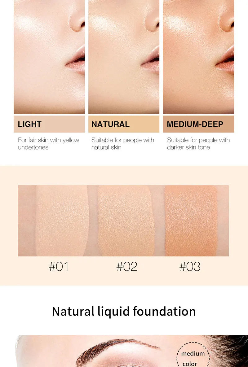 Weightless Liquid Foundation: Barely-There Blemish Concealer
