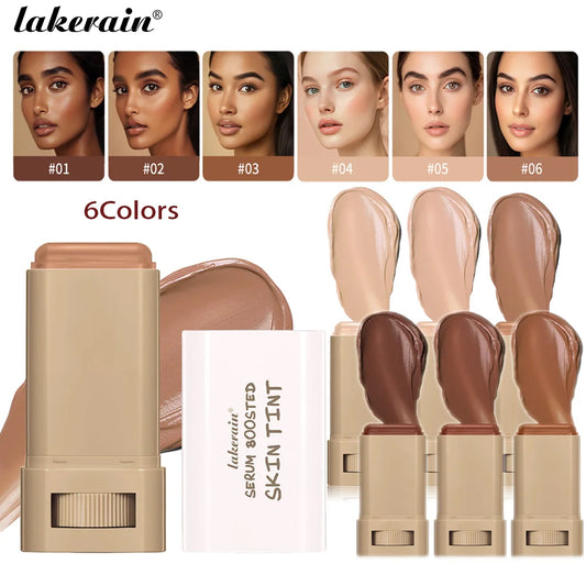 High Coverage Stick Foundation: Smooth, Plumping Bronze Tint