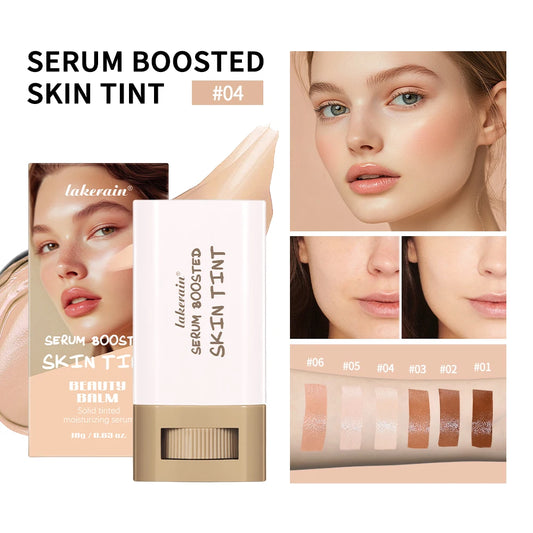 High Coverage Stick Foundation: Smooth, Plumping Bronze Tint