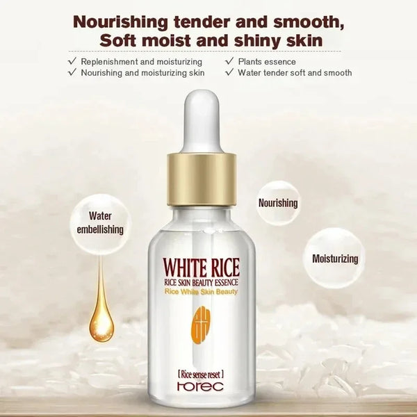 Pearl Radiant Rice Glow Serum: Pore Refining - Brightening - Anti - Ageing - Firming - Wrinkle Reduction