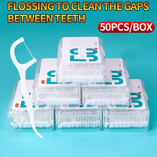 Fresh Line Dental Flossers - Disposable - Oral Care - 150 Pieces