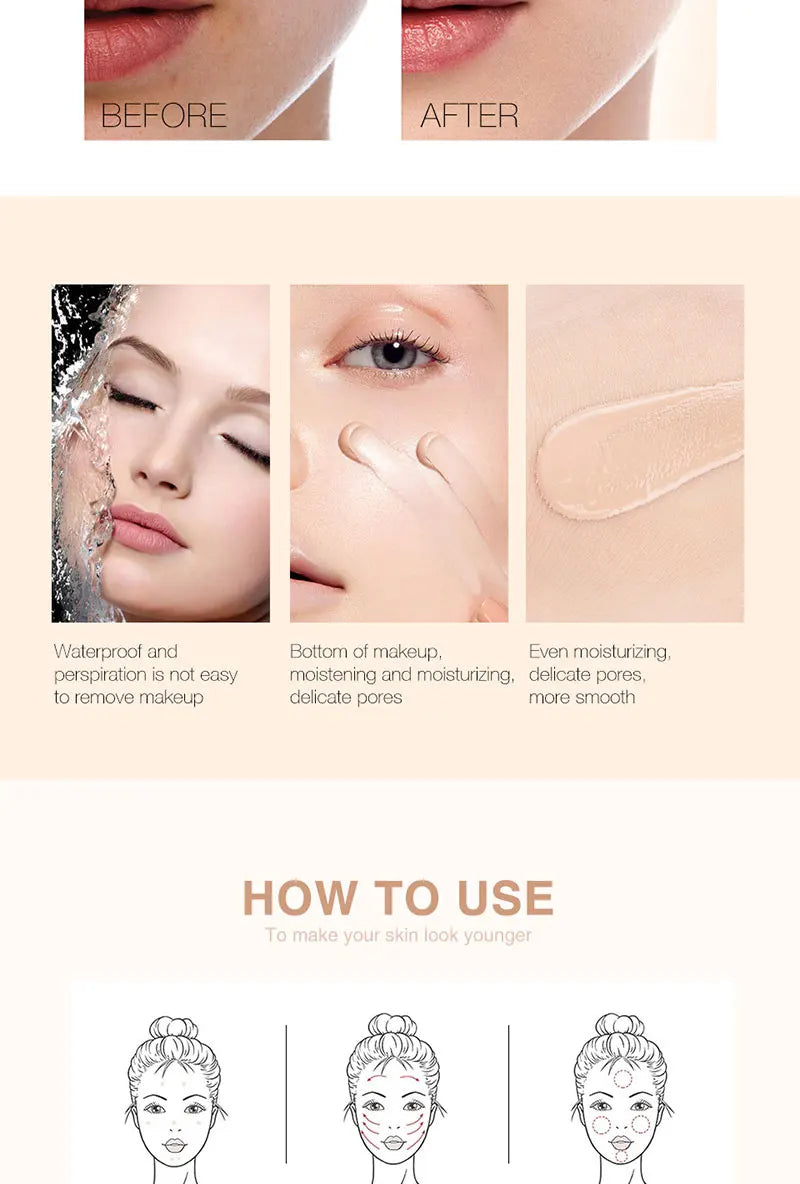 Weightless Liquid Foundation: Barely-There Blemish Concealer