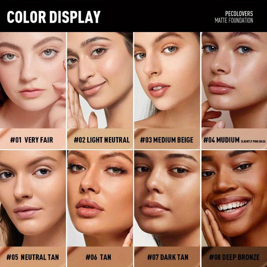 Waterproof Matte Foundation: Full Coverage for All Skin
